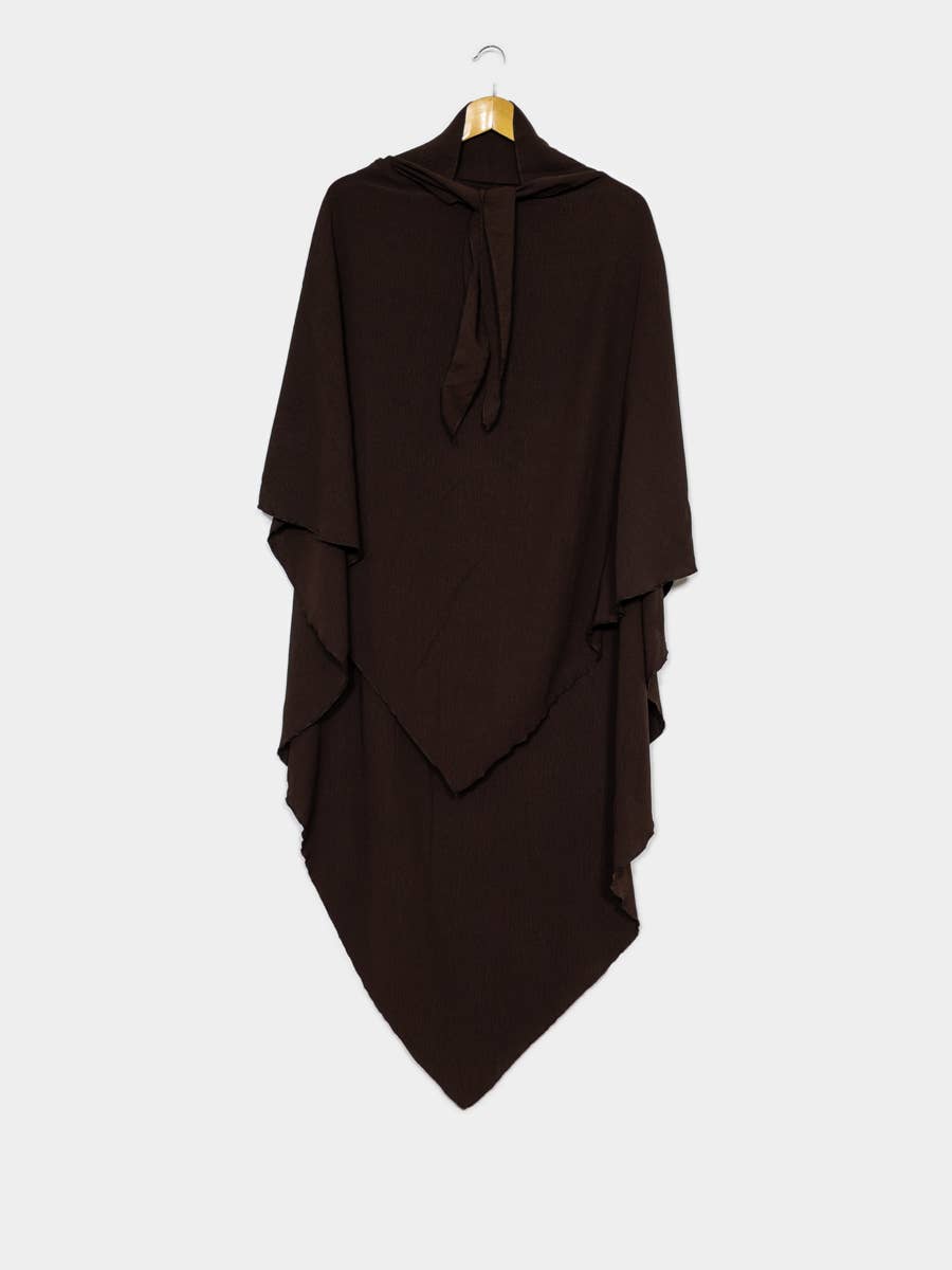 Long Khimar in Jazz Fabric – Ref. 2501 – view 3