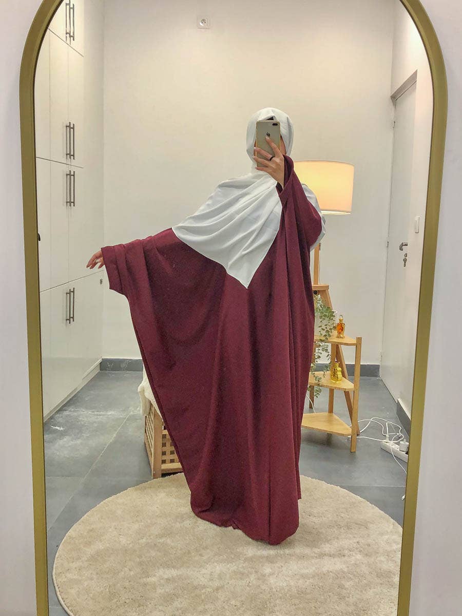 Loose Butterfly Sleeve Abaya Dress – Ref. 2389PK-B – view 4