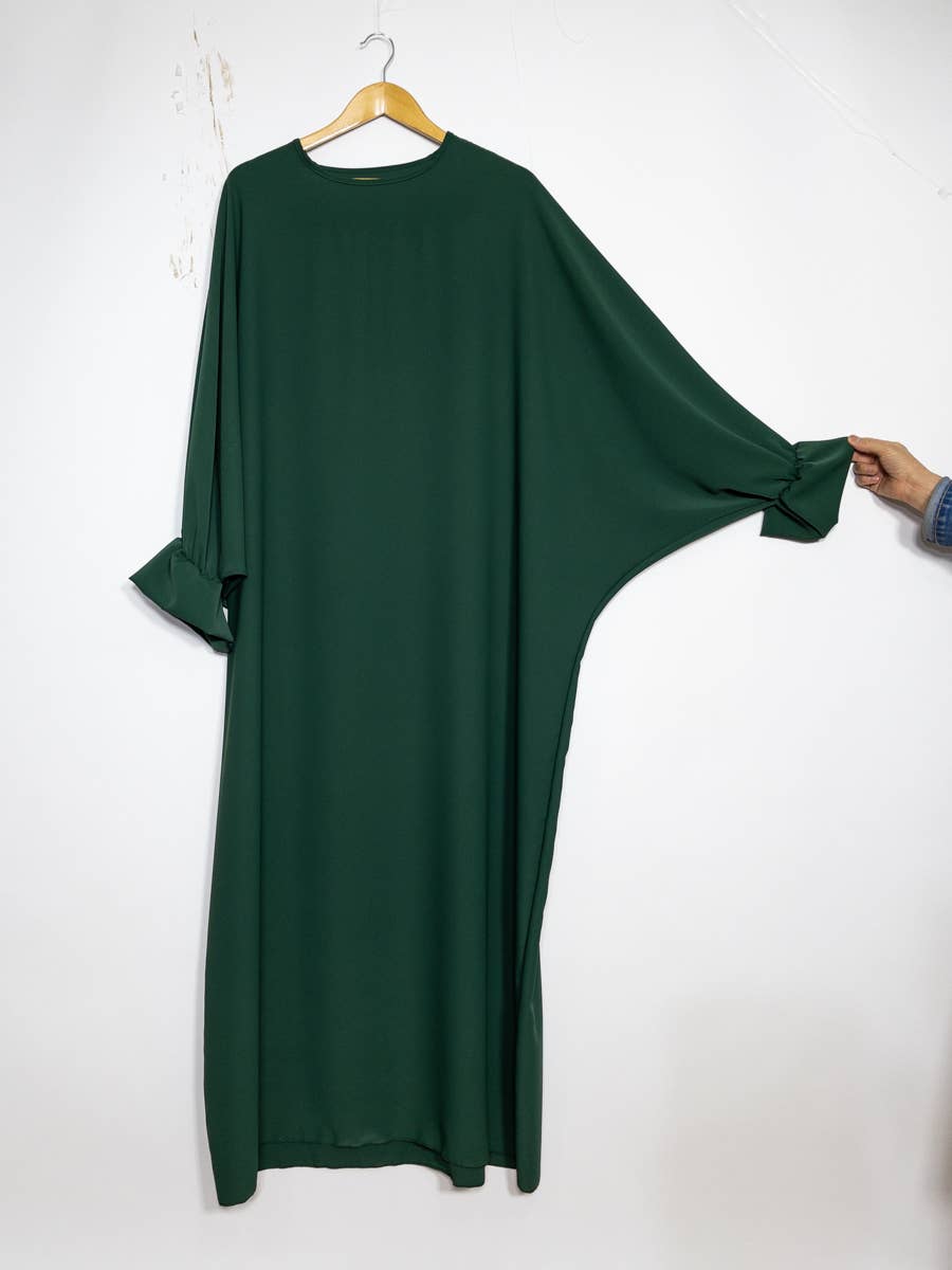 Batwing Abaya with Elastic Cuffs – Ref. 23312PK – view 4