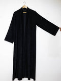 Long Ribbed Knit Kimono with Wide Sleeves – Ref. 2391