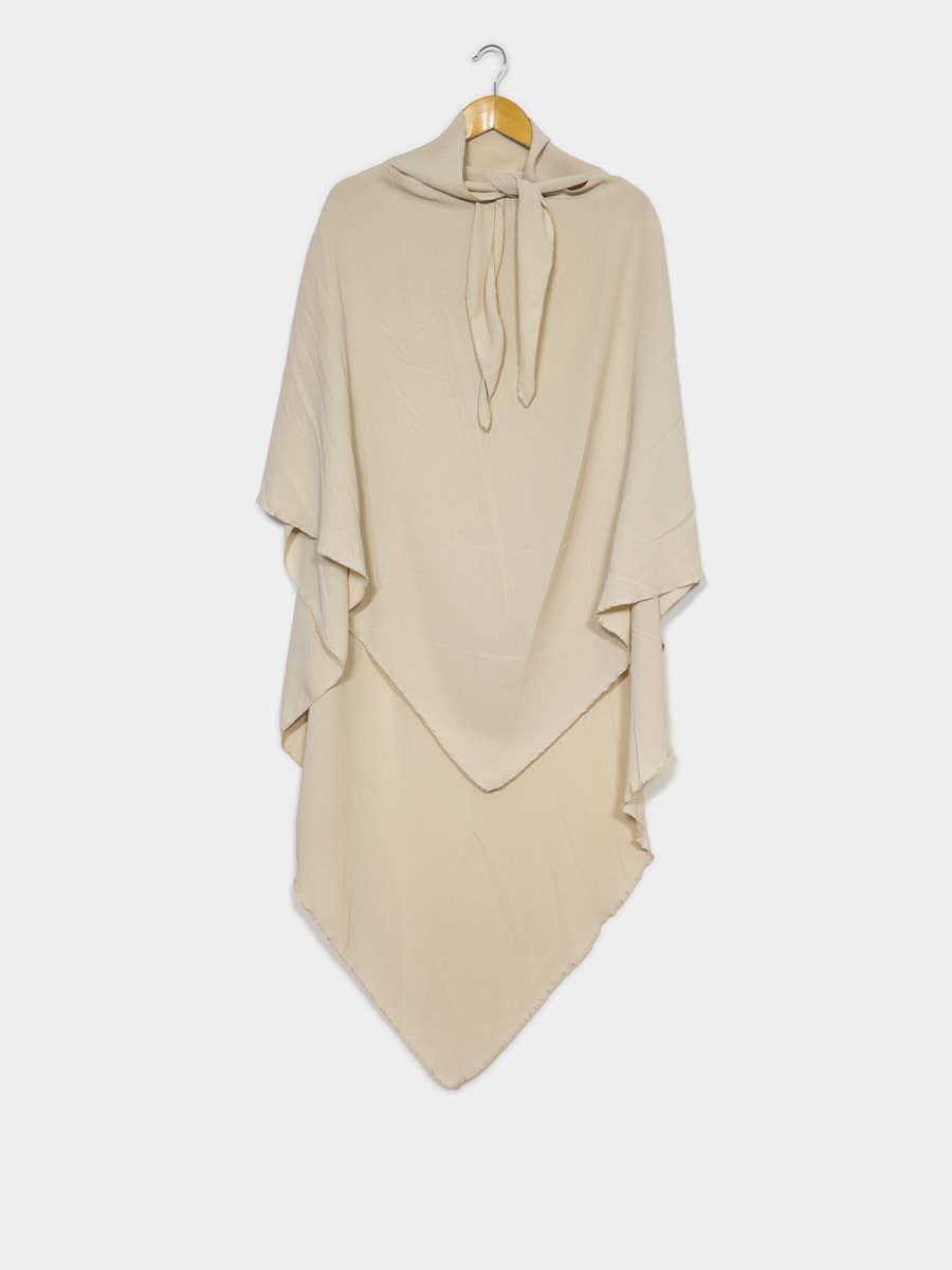 Long Khimar in Jazz Fabric – Ref. 2501