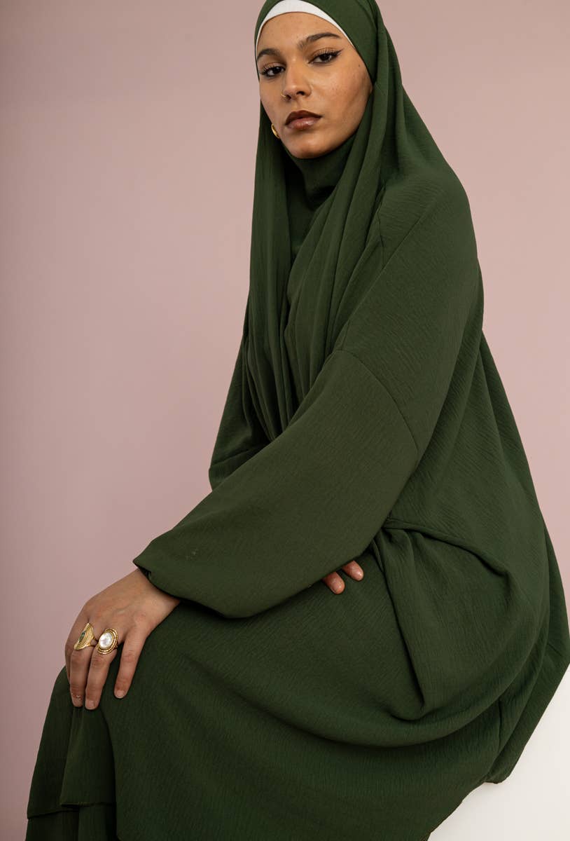 Jilbab Set in Jazz Fabric – 2 Pieces – Ref. 2310 – view 2
