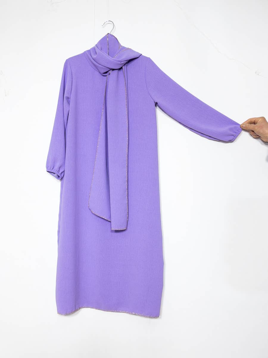 Kids Golden Couture Jazz Abaya – Ref. 961 – view 4