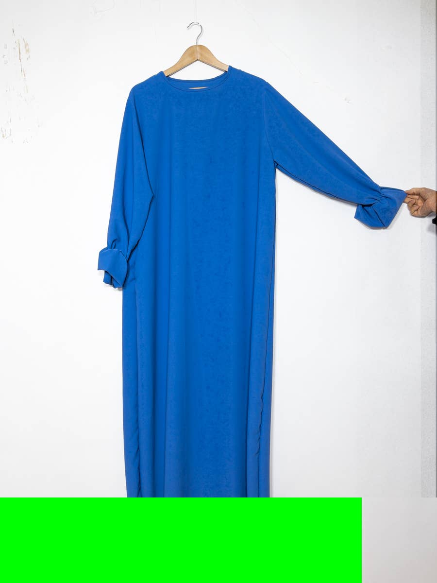 Wide Maxi Abaya in Medina Silk – Ref. 2333PK-B – view 2