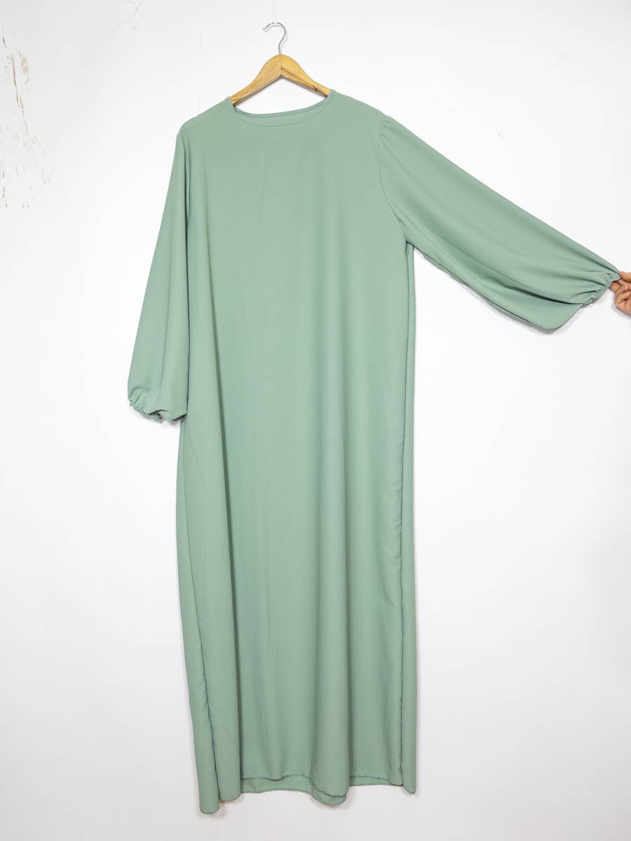 Tall Medina Abaya with Balloon Sleeves – 185 cm – Ref. L2370PK – view 4