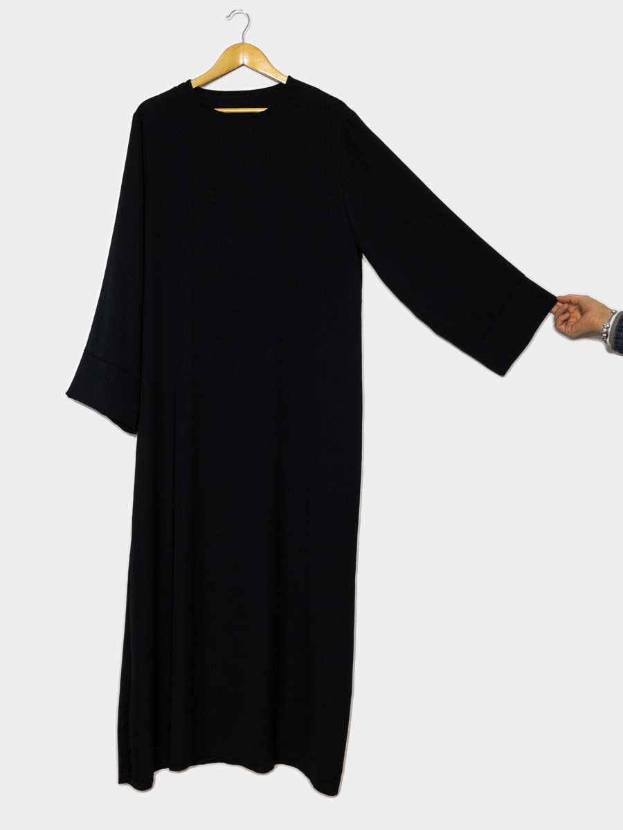 Tall Jazz Abaya Dress with Wide Sleeves & Belt – 185 cm – Ref. L2333