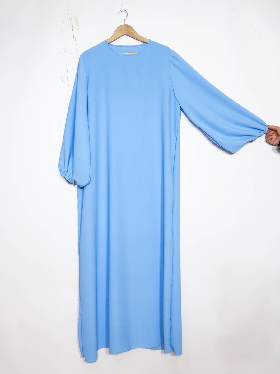 Tall Medina Abaya with Balloon Sleeves – 185 cm – Ref. L2370PK – view 3
