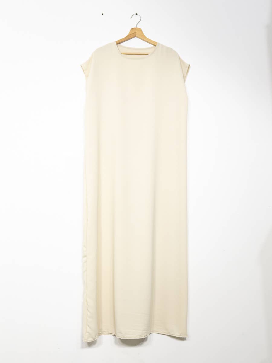 Medina Silk Abaya Dress with Sleeves – Ref. 2353S – view 2