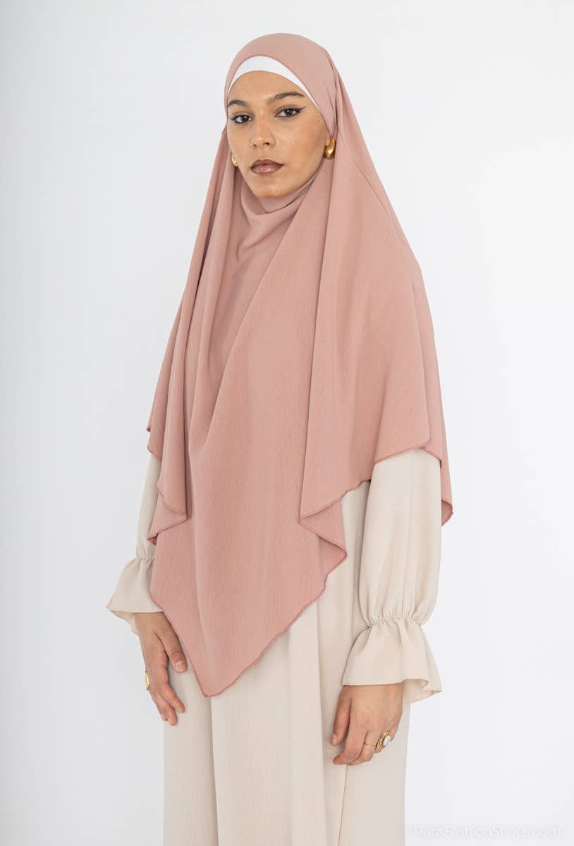 Long Khimar in Jazz Fabric – Ref. 2301 – view 2