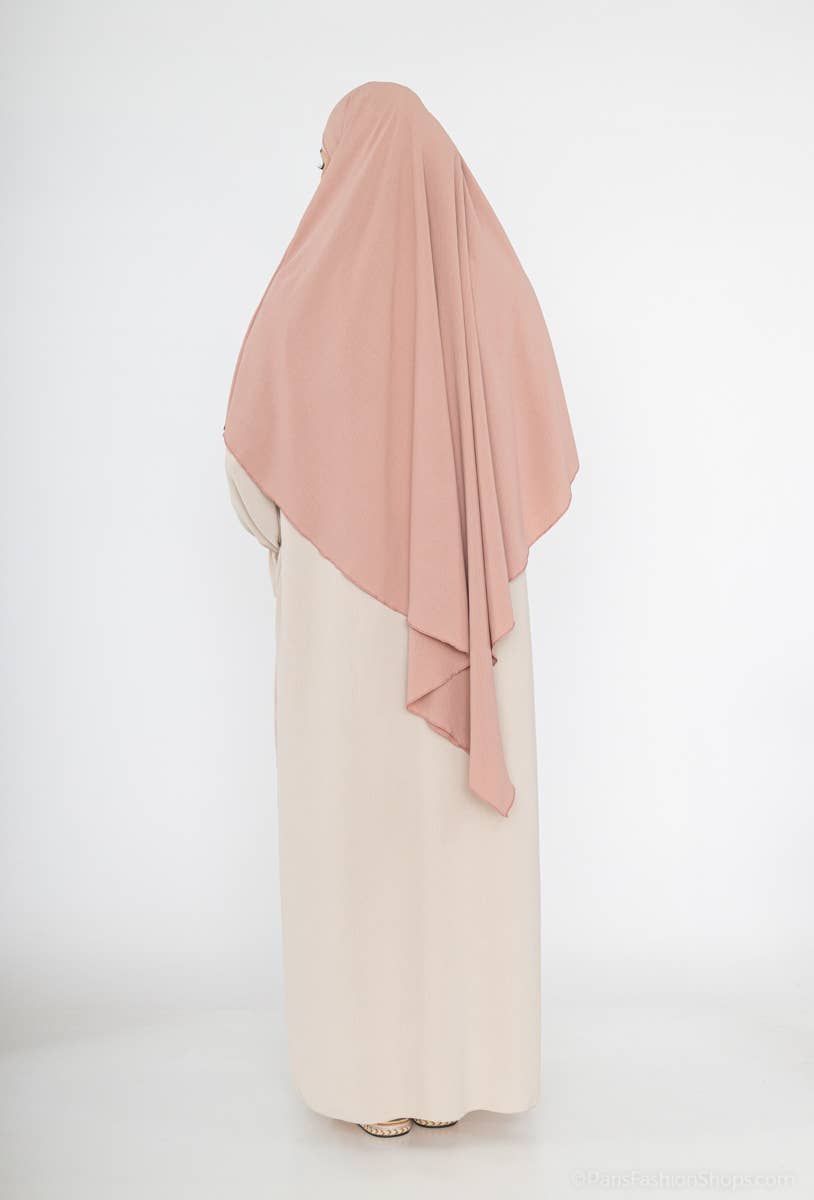 Wide Abaya Dress with Ruffled Sleeves – Jazz Fabric – Ref. 2316 – view 4
