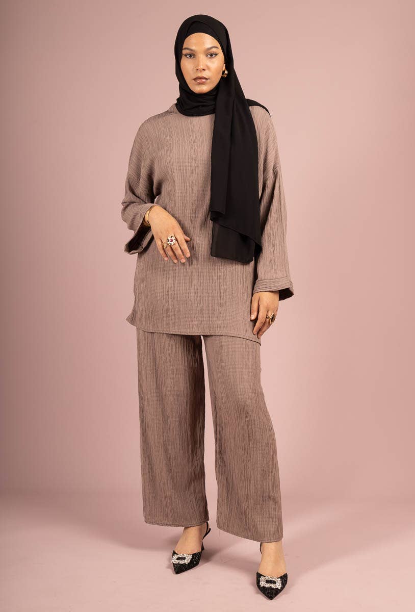Abaya Set – Tunic & Wide Leg Trousers – Ref. 2335 FF-59