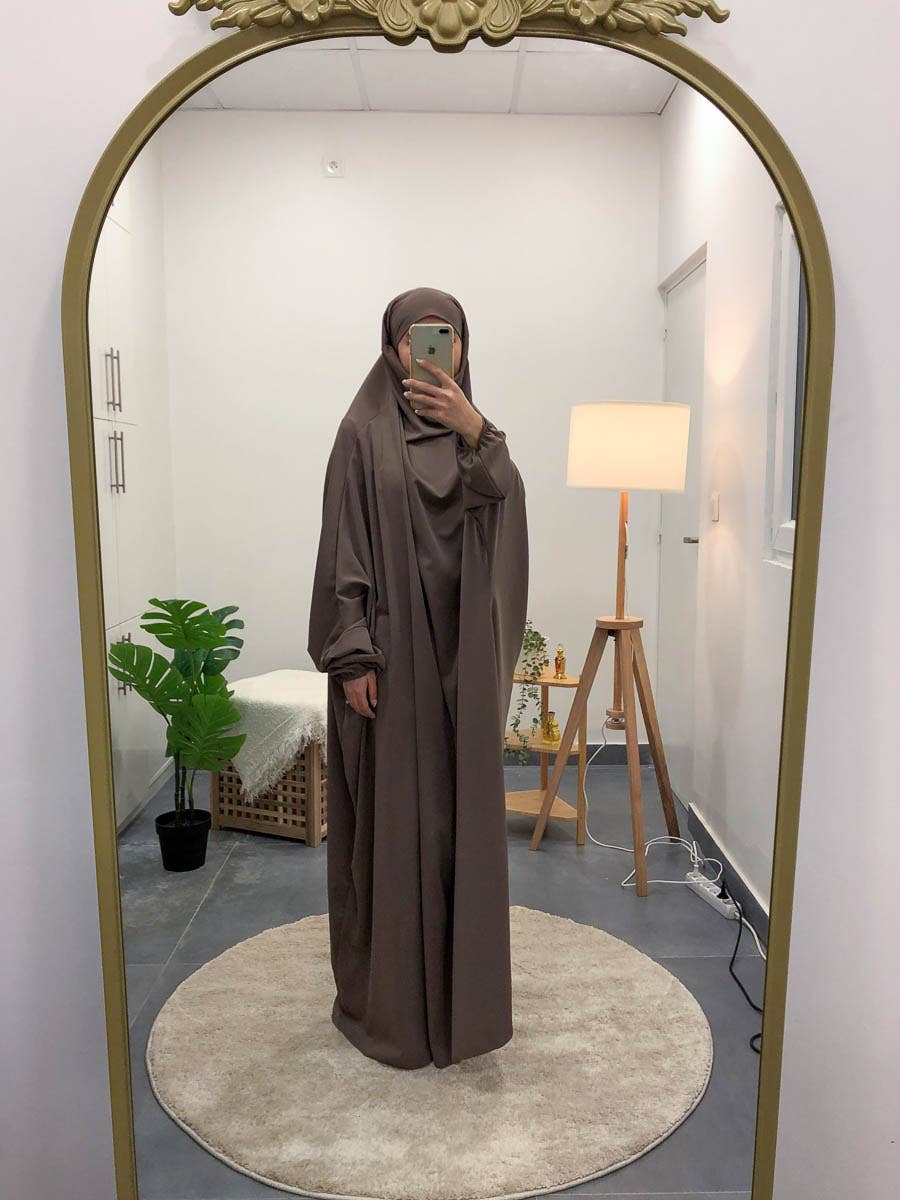 Long Jilbab in Medina Silk – 190 cm – Ref. 2350-3PK – view 3