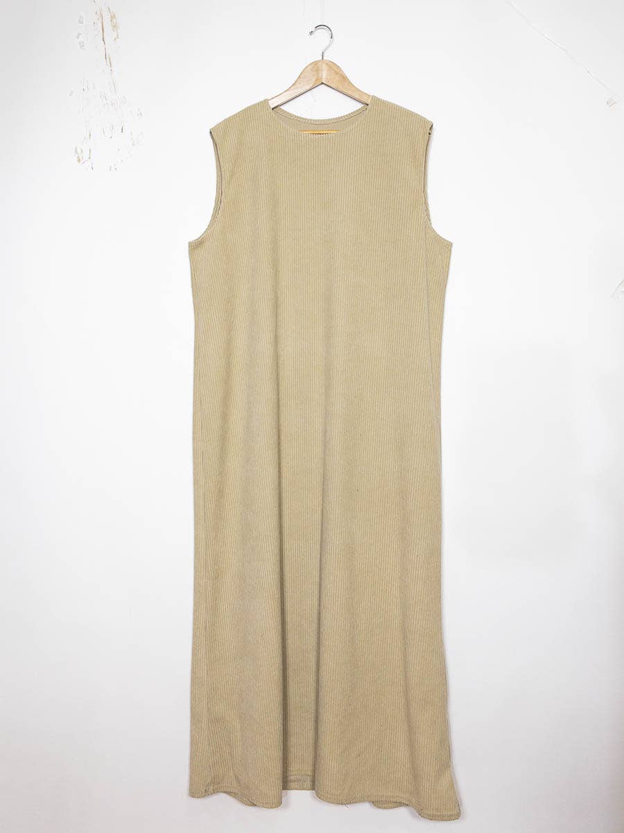 Ribbed Knit 2-Piece Set – Maxi Dress & Turtleneck Top – view 3