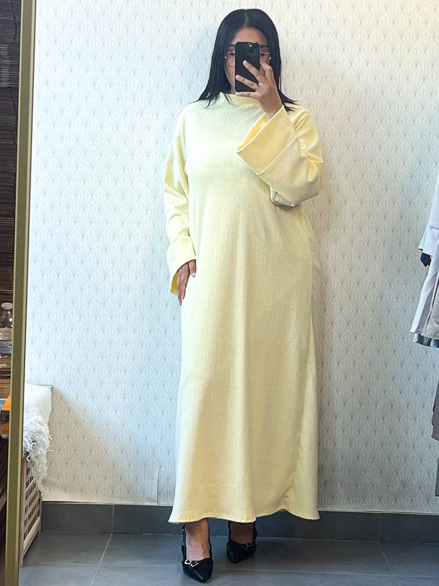 Abaya Dress – Soft Pastel Collection – Ref. RO2516 – view 2