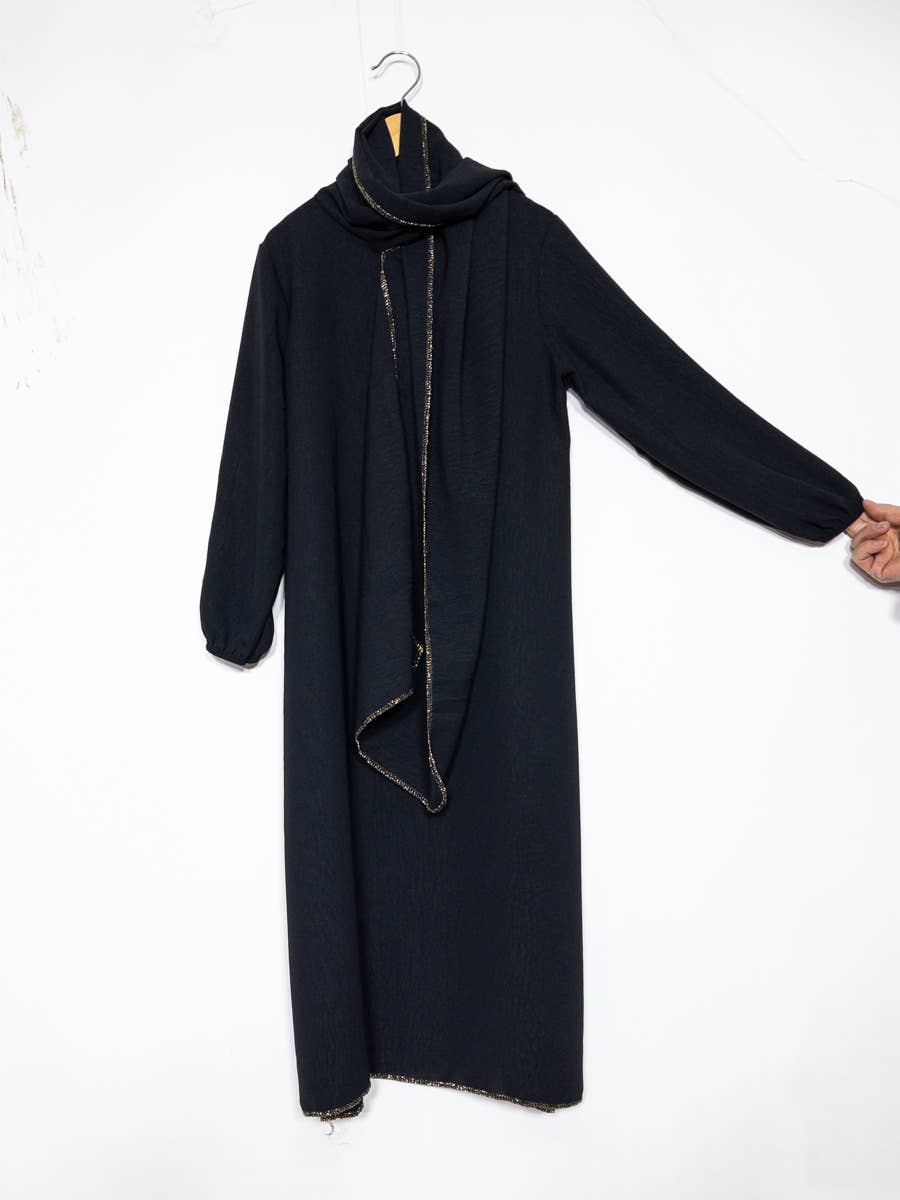 Kids Golden Couture Jazz Abaya – Ref. 961