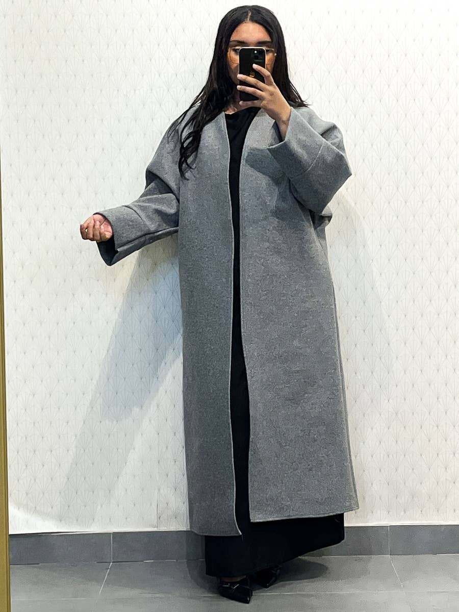 Caban Coat with Belt & Butterfly Sleeves – Ref. MA2515CB