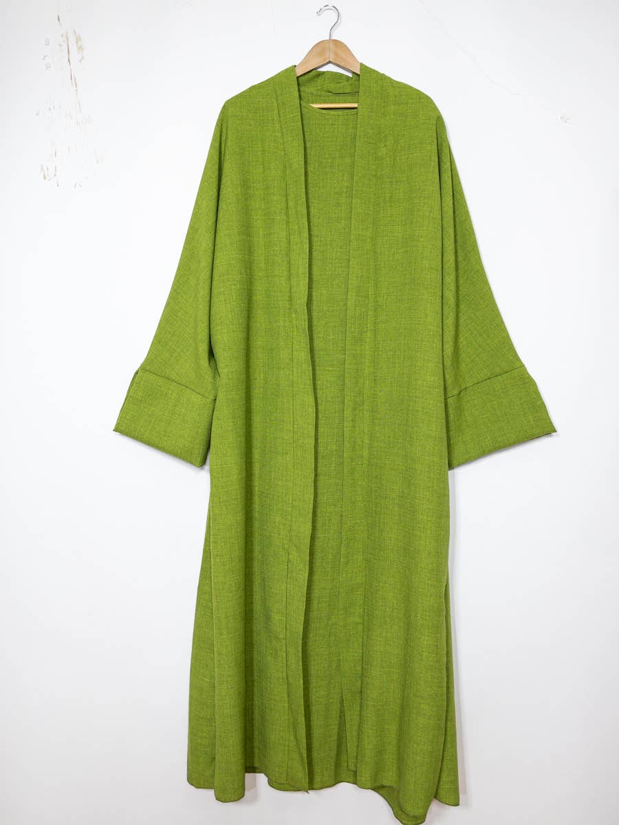 2-Piece Kimono Set with Tank Top – Open Sleeves – Ref. 2380LIN – view 3