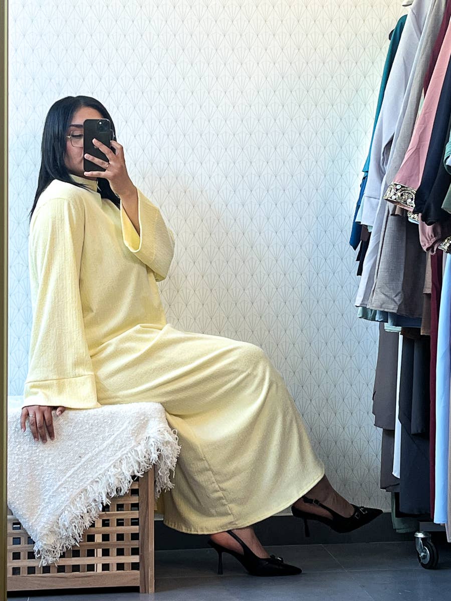 Abaya Dress – Soft Pastel Collection – Ref. RO2516 – view 4