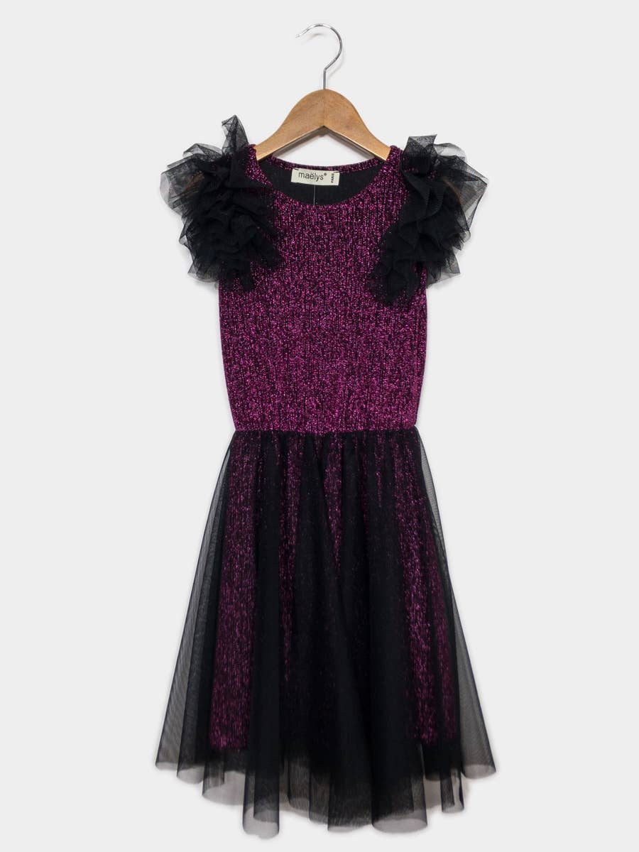 Kids Sparkly Tulle Dress – Ref. 798 – view 2