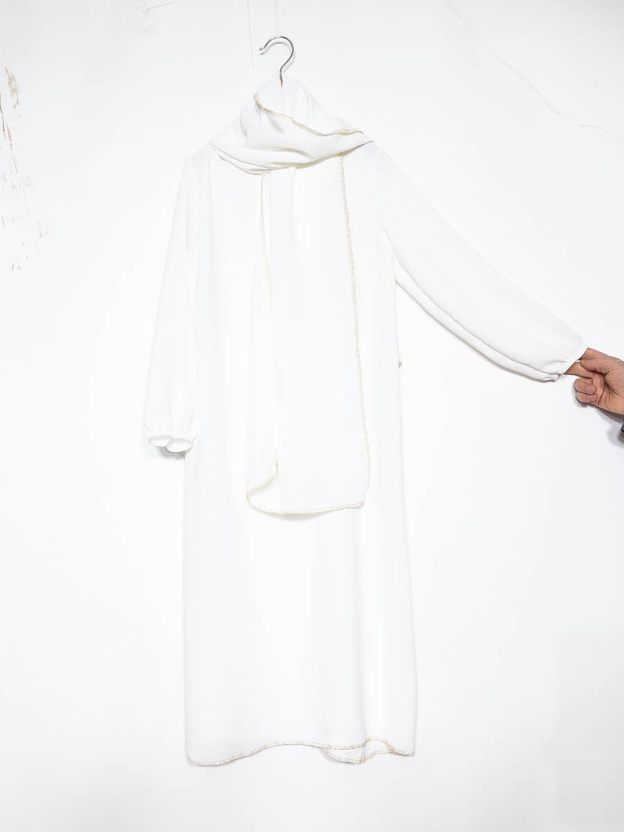 Kids Golden Couture Jazz Abaya – Ref. 961 – view 2