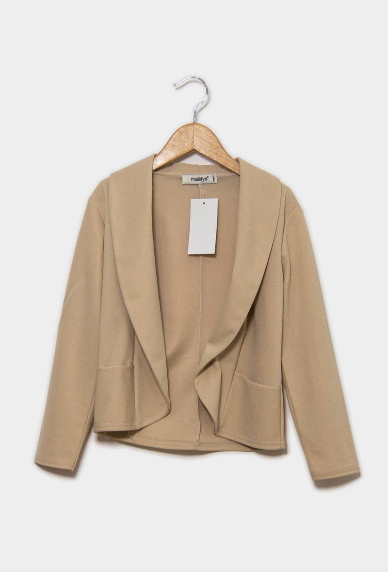 Kids Long Sleeve Jacket with Pockets – Ref. 585 – view 3
