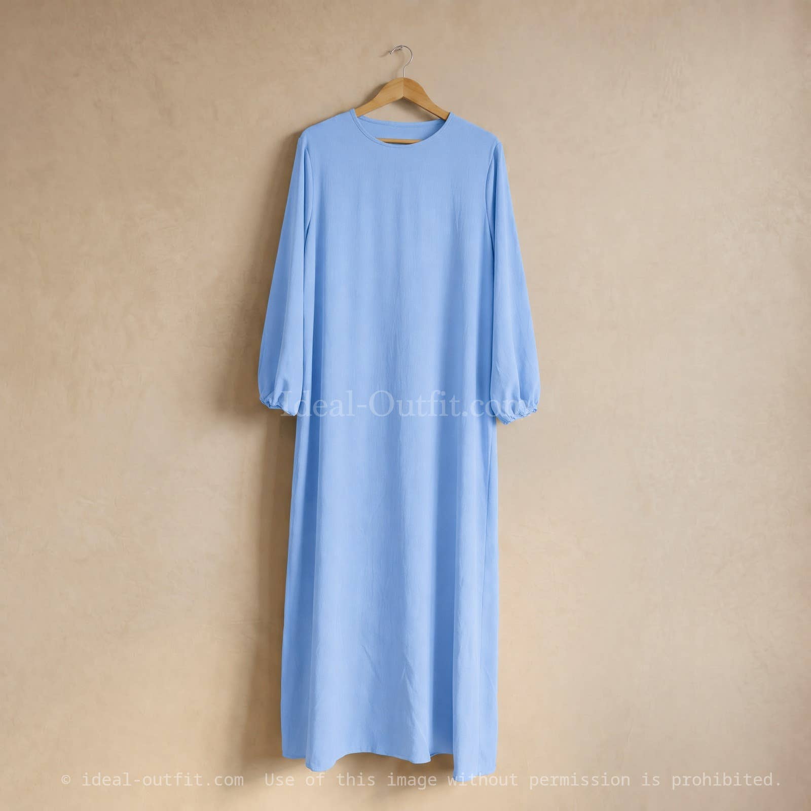 Jazz Abaya Dress with Balloon Sleeves – Ref. 2370JAZZ – view 3