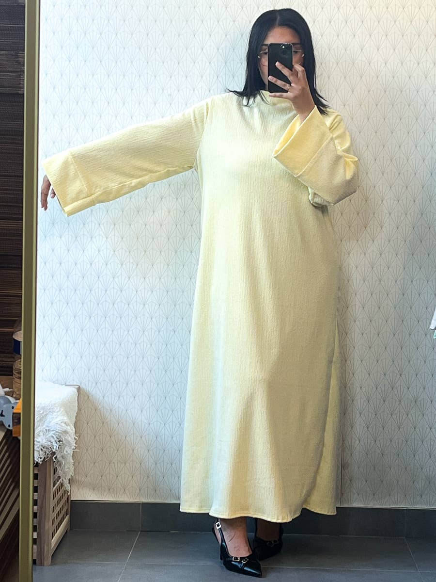 Abaya Dress – Soft Pastel Collection – Ref. RO2516 – view 3