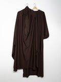 Medina Silk 2-Piece Set – Abaya & Khimar – Ref. EN2503PK