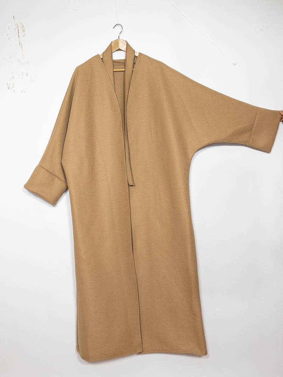 Pea Coat with Belt & Butterfly Sleeves – Ref. PEACAN – view 4