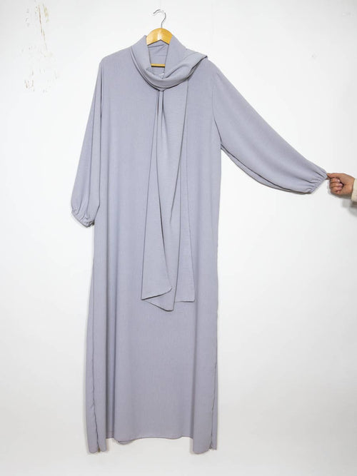 Jazz Abaya Dress with Matching Scarf – Ref. 2338