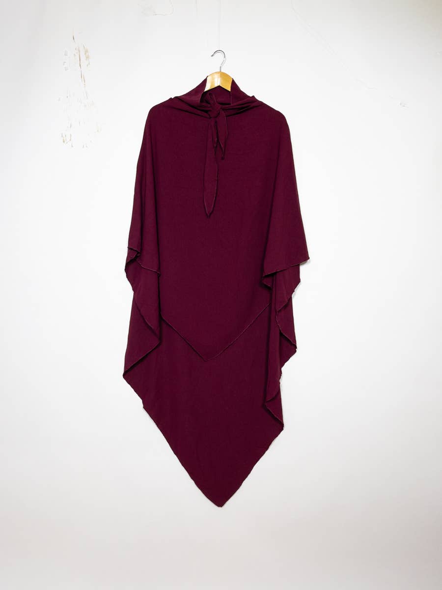 Long Khimar in Jazz Fabric – Ref. 2501 – view 4