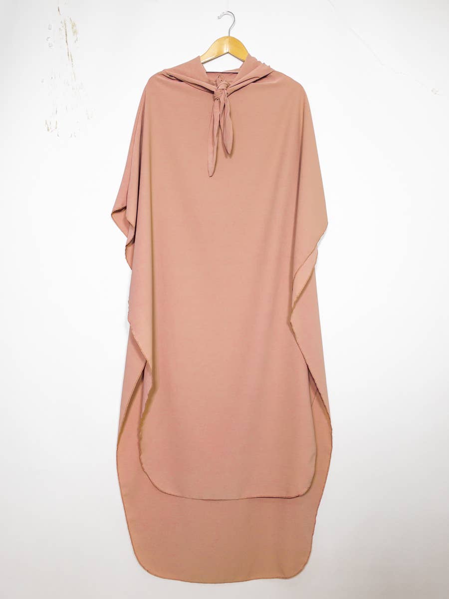 Long Khimar in Medina Fabric – 16 Colours – Ref. 2371PK – view 2