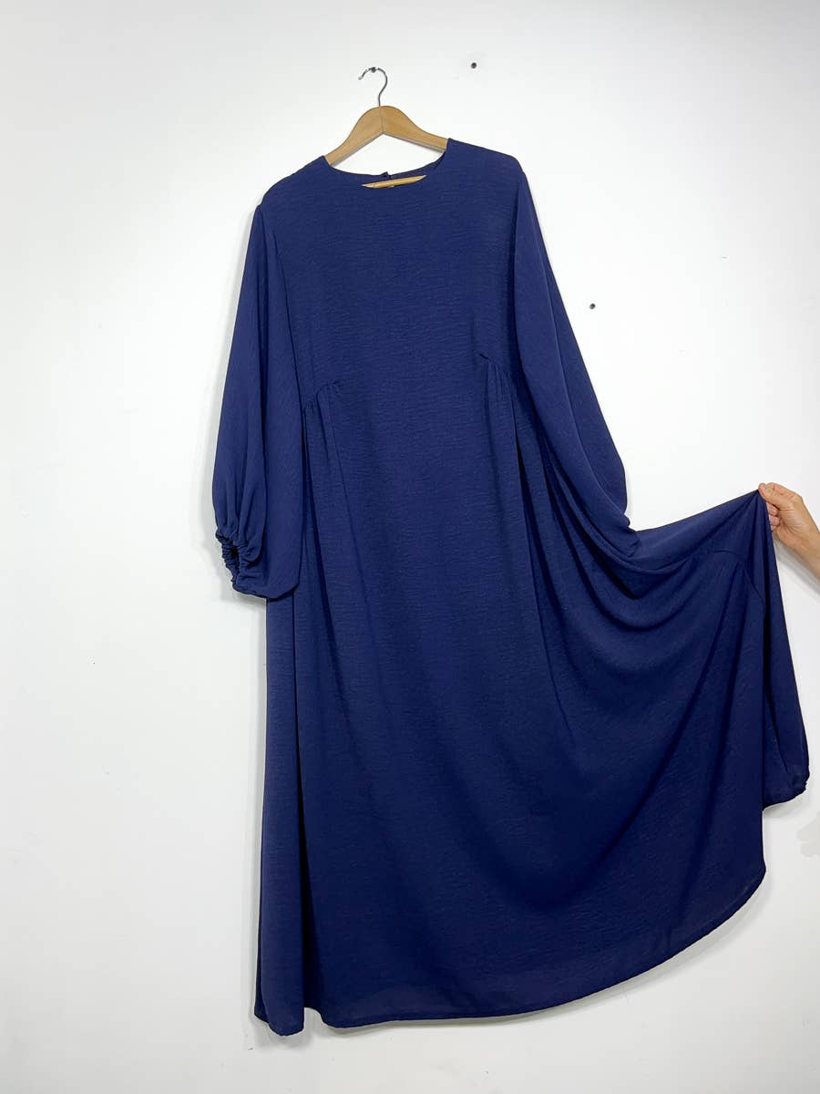 Jazz Abaya Dress with Gathered Bust Detail – Sizes 38–48 – Ref. RO2509 – view 3
