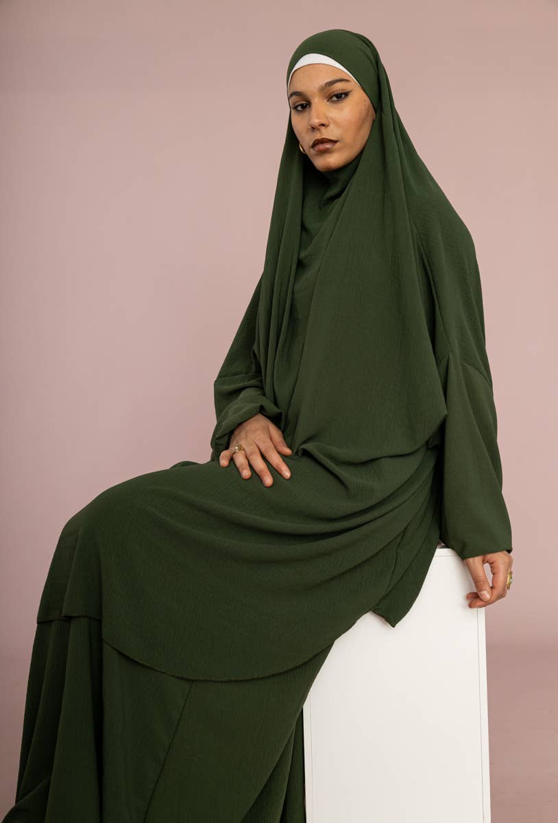 Jilbab Set in Jazz Fabric – 2 Pieces – Ref. 2310