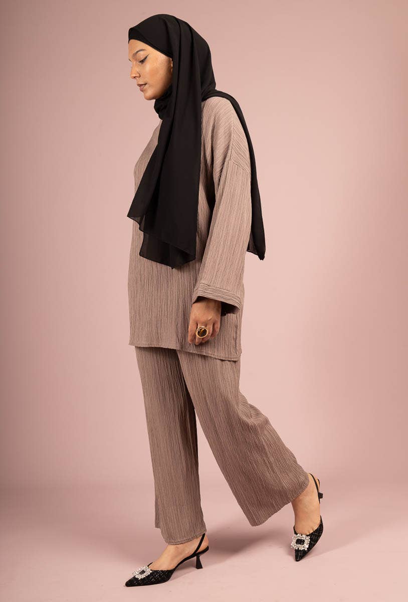 Abaya Set – Tunic & Wide Leg Trousers – Ref. 2335 FF-59 – view 4