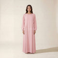 Nursing Abaya in Medina Silk with Zip – Ref. 2508PK-B
