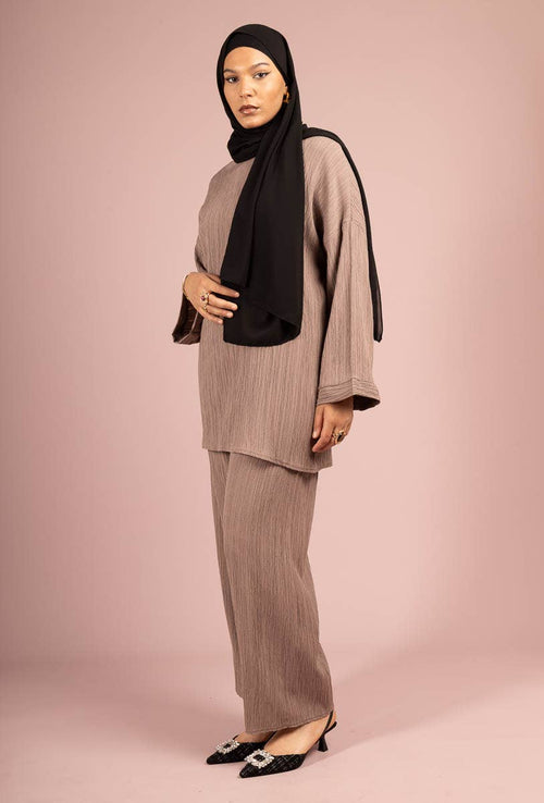 Abaya Set – Tunic & Wide Leg Trousers – Ref. 2335 FF-59 – view 2