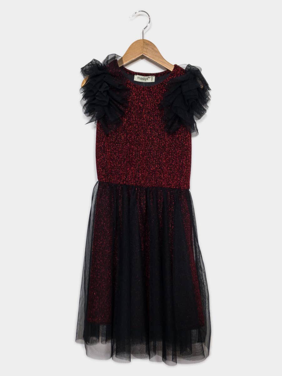 Kids Sparkly Tulle Dress – Ref. 798 – view 3