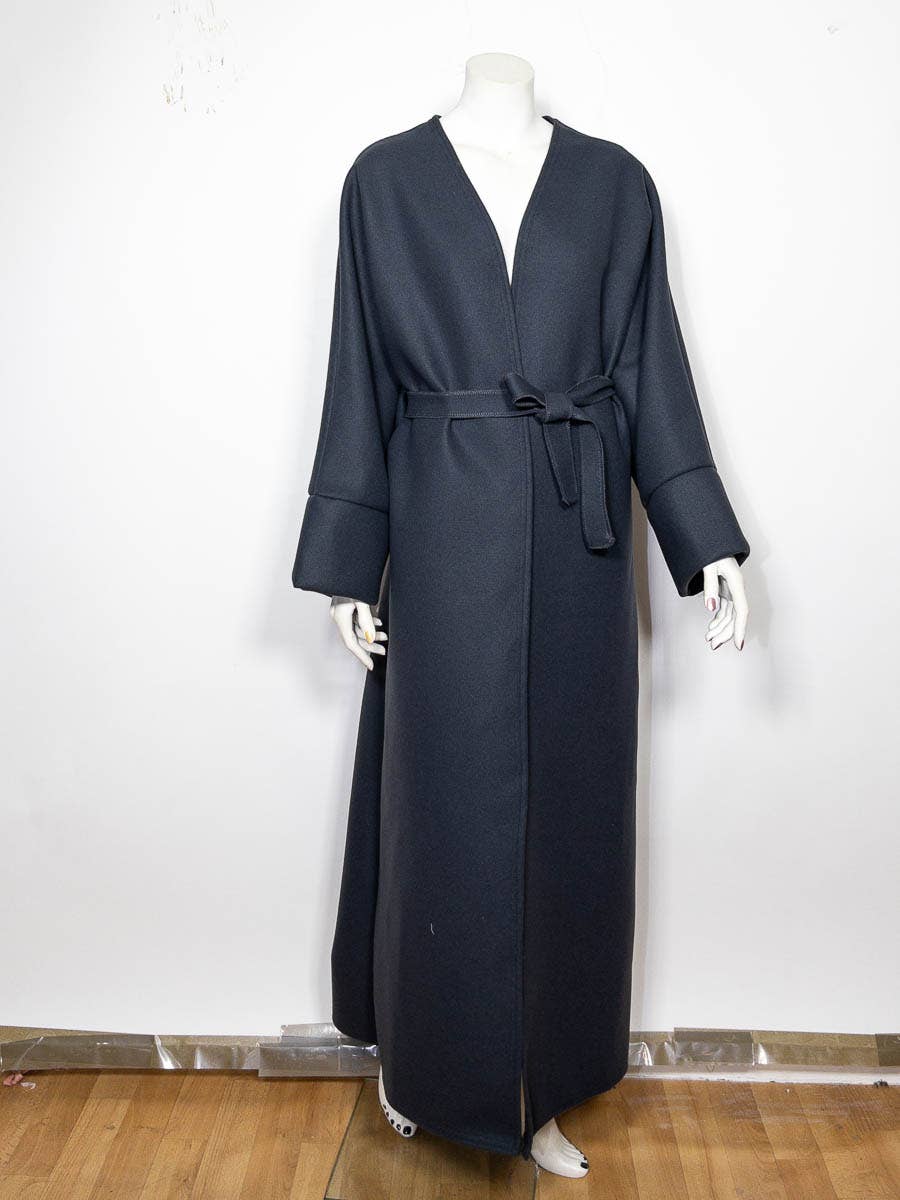 Pea Coat with Belt & Butterfly Sleeves – Ref. PEACAN – view 3