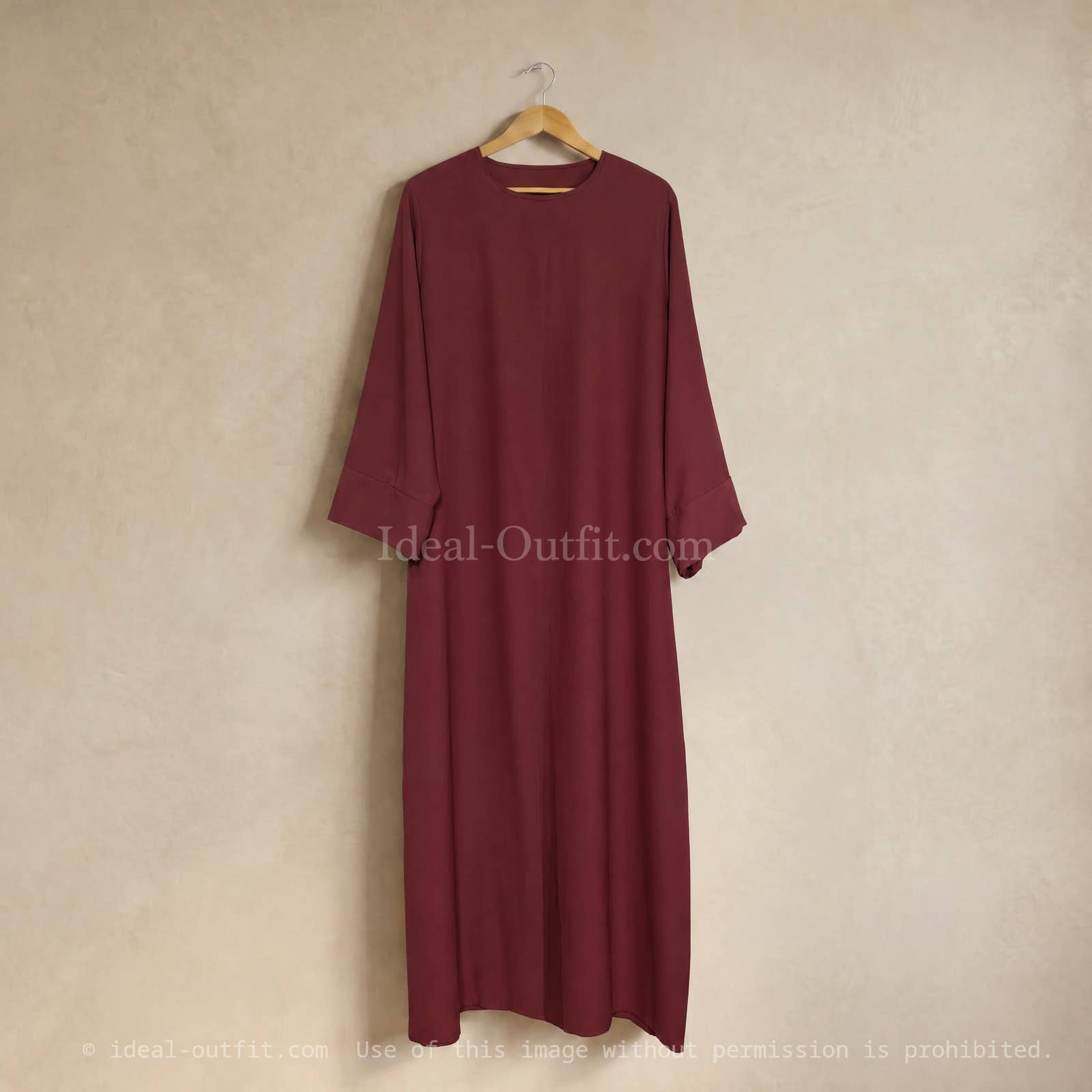 Wide Maxi Abaya in Medina Silk – 20 Colours – Ref. 2333PK – view 3