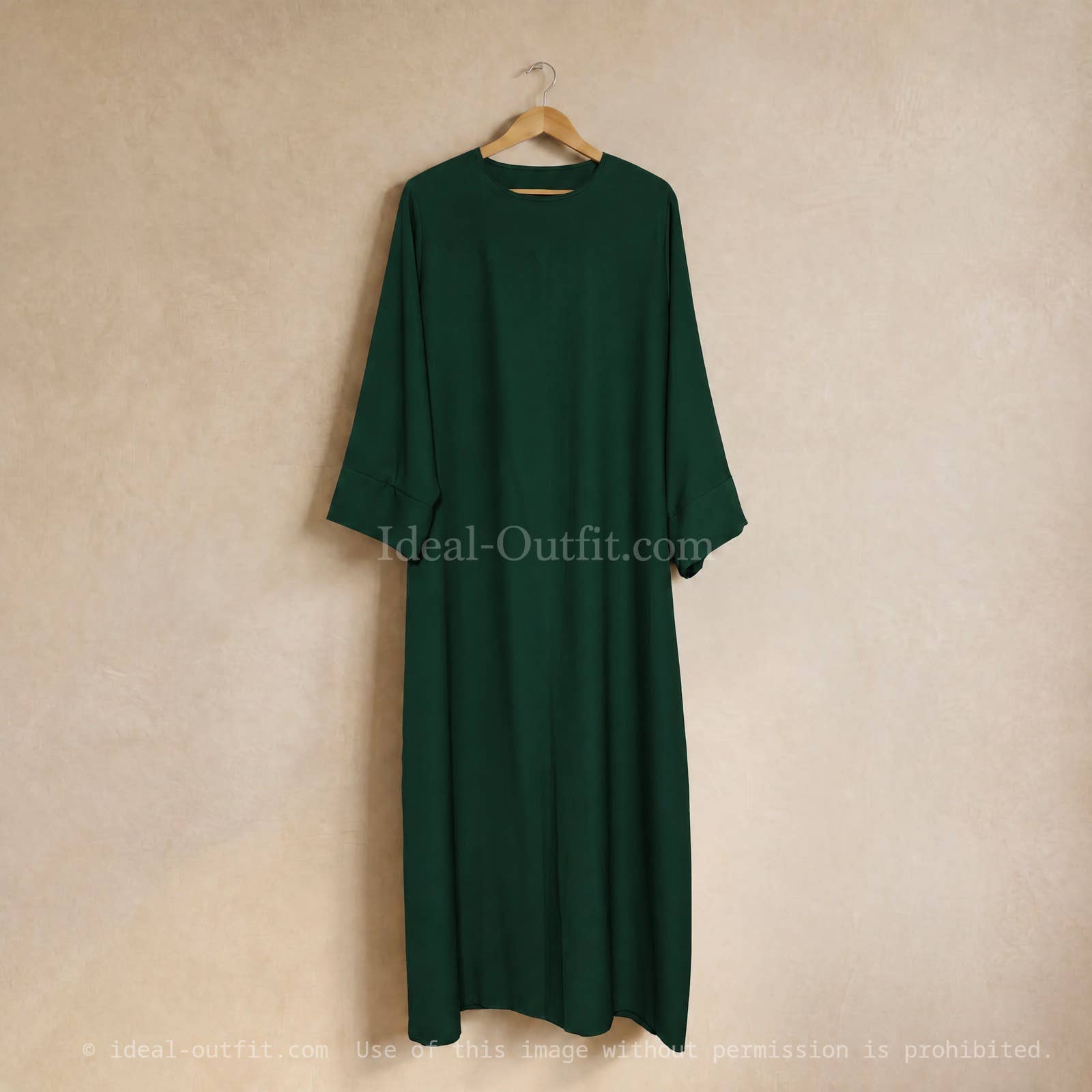 Wide Maxi Abaya in Medina Silk – 20 Colours – Ref. 2333PK – view 4