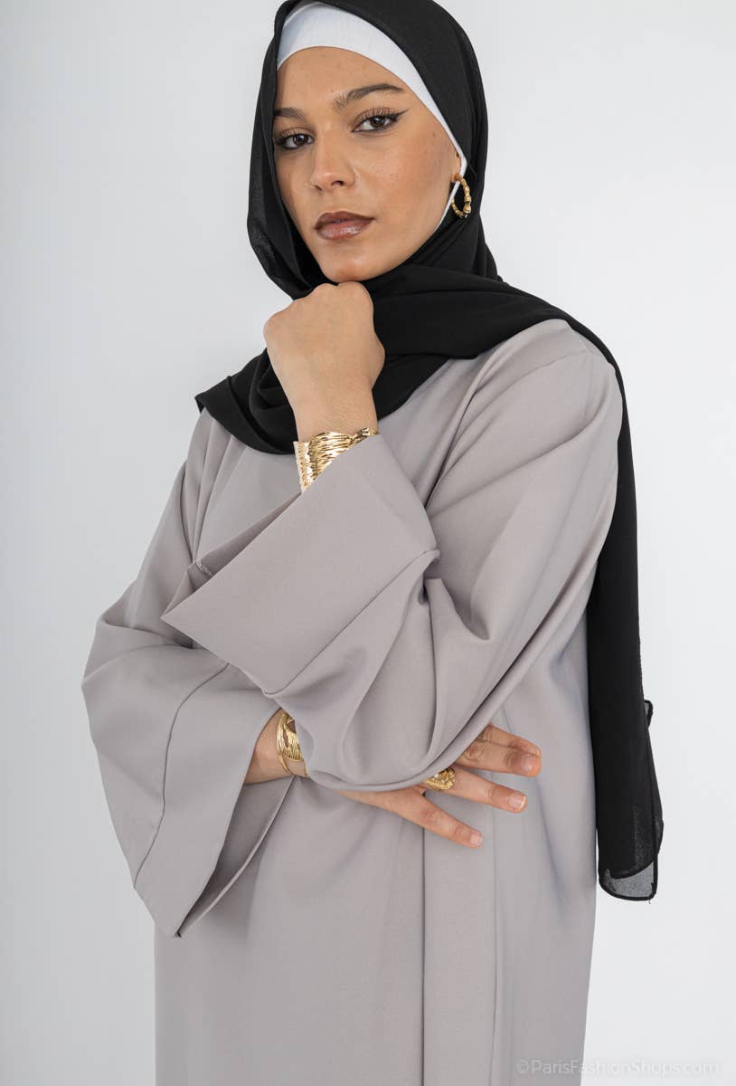 Wide Sleeve Abaya Dress – Thick Fabric – Ref. 2352BC – view 3